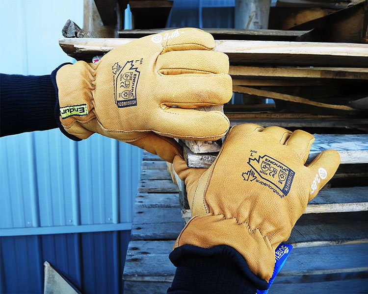 Superior Glove chemical-resistant gloves being used in a laboratory setting, providing protection against hazardous materials.